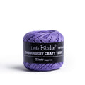 Crochet & Embroidery Thread - Cotton, 6 Ply, Purple, Approx. 32mt Ball