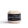 Crochet & Embroidery Thread - Cotton, 6 Ply, Cream, Approx. 32mt Ball