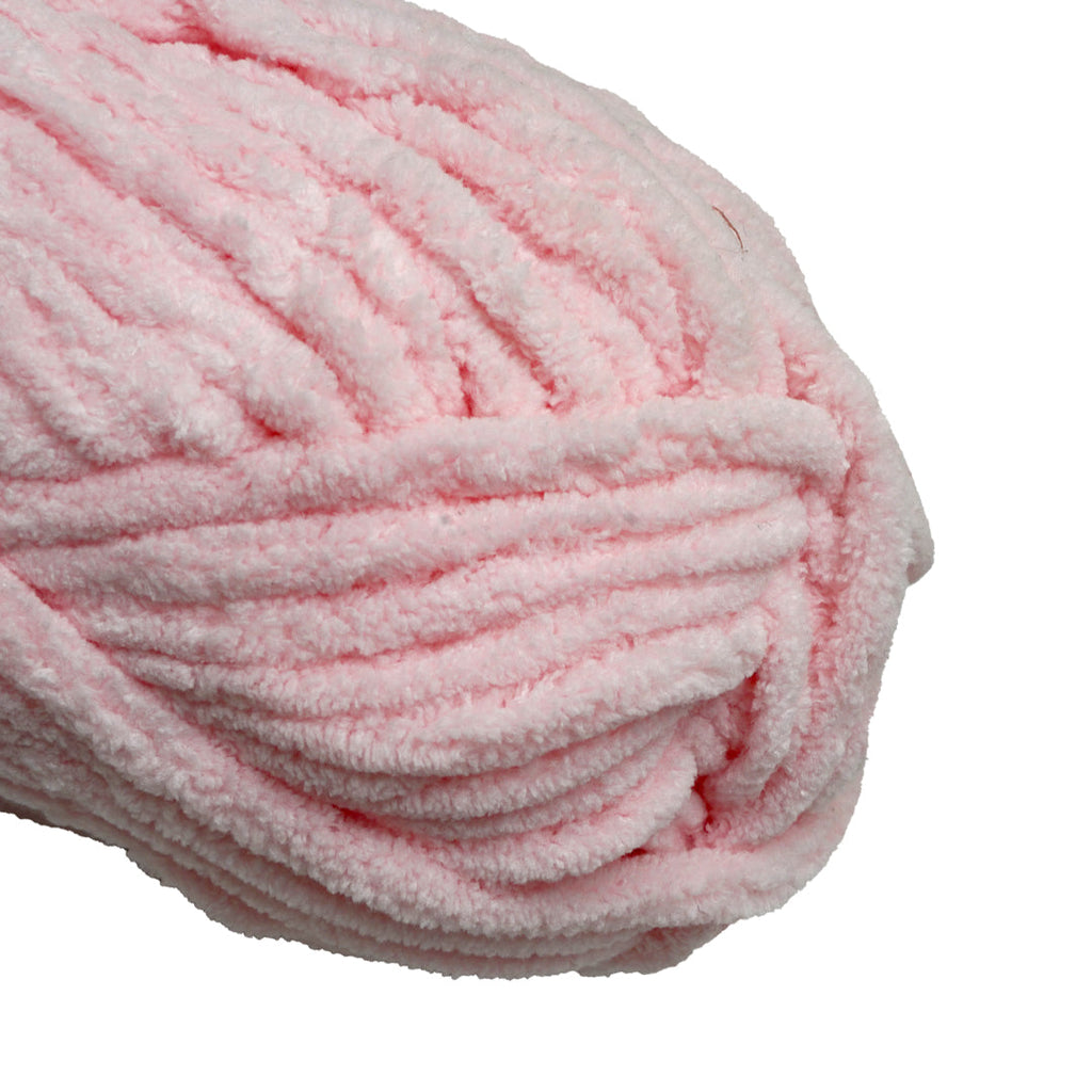 Snuggly Blanket Knitting/Crochet Yarn 100% Polyester Light Pink 50m 100g