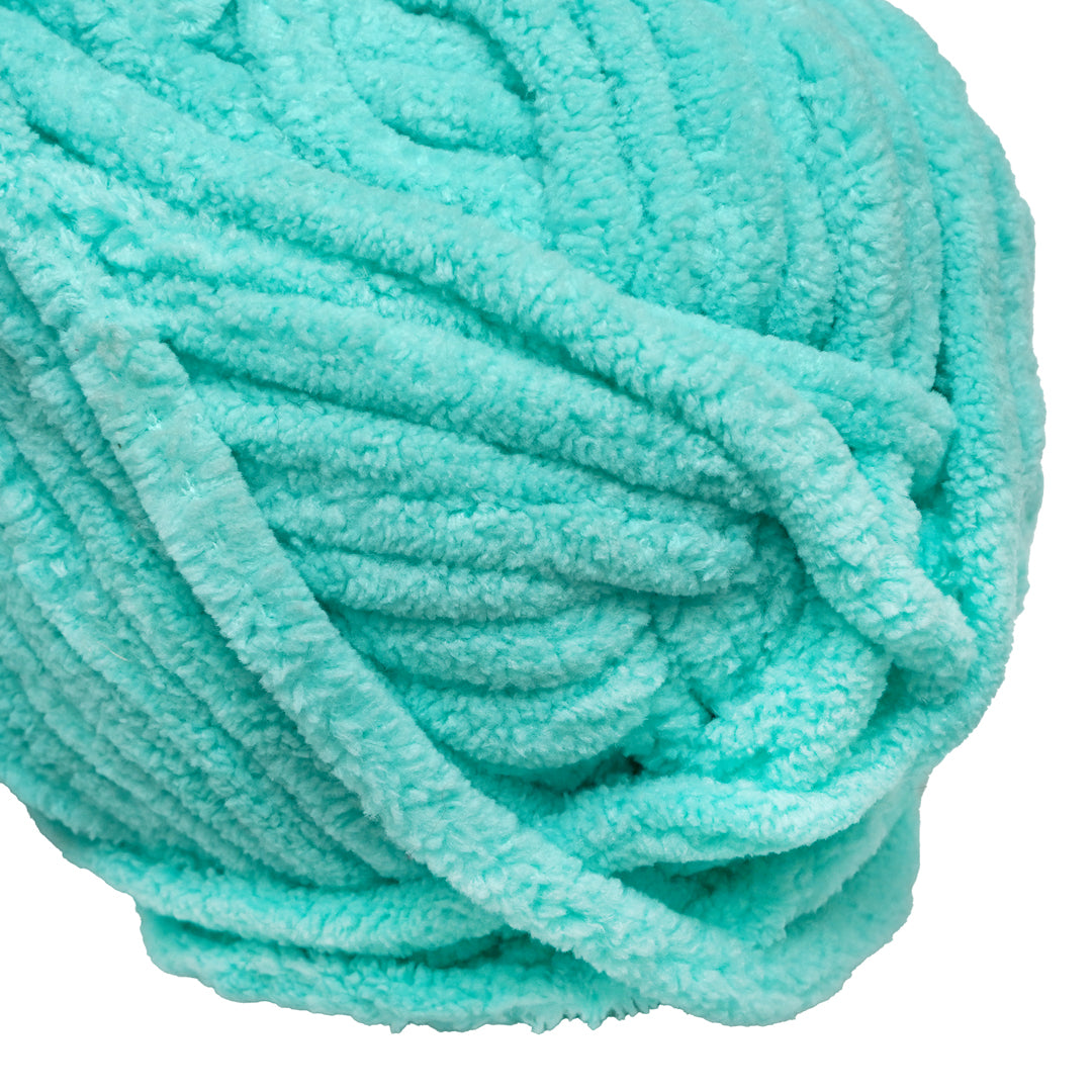 Snuggly Blanket Knitting/Crochet Yarn 100% Polyester Iceberg Blue 50m 100g
