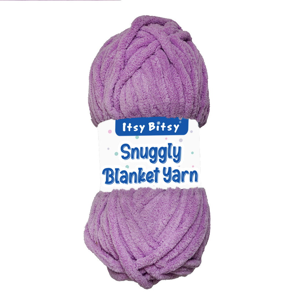 Snuggly Blanket Knitting/Crochet Yarn 100% Polyester Orchid 50m 100g