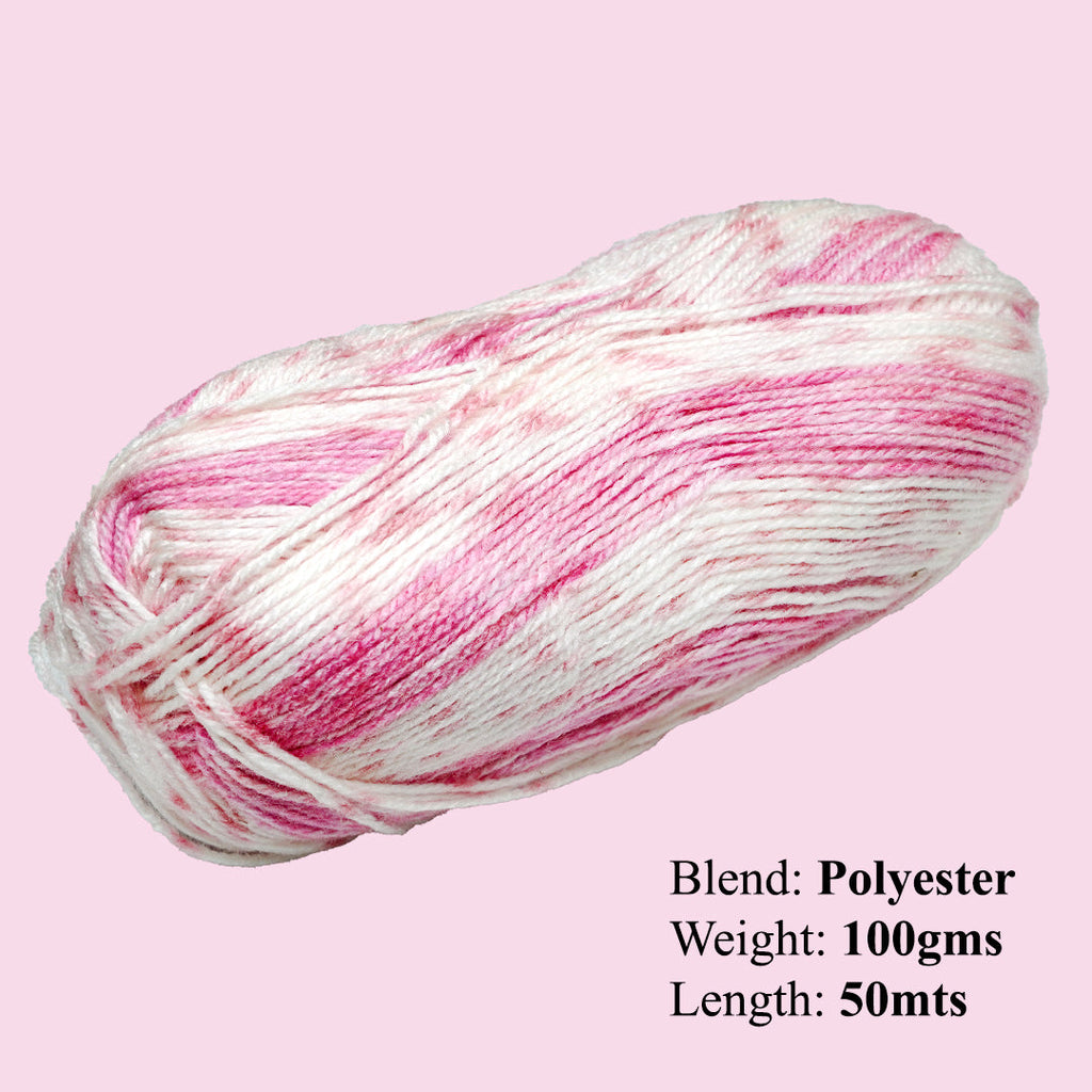 Soft Baby Knitting/Crochet Yarn Multi 100% Acrylic Baby Blush 267m 100g