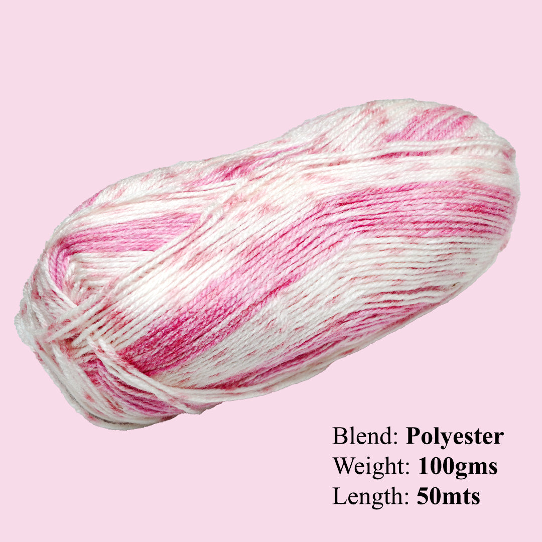 Soft Baby Knitting/Crochet Yarn Multi 100% Acrylic Baby Blush 267m 100g