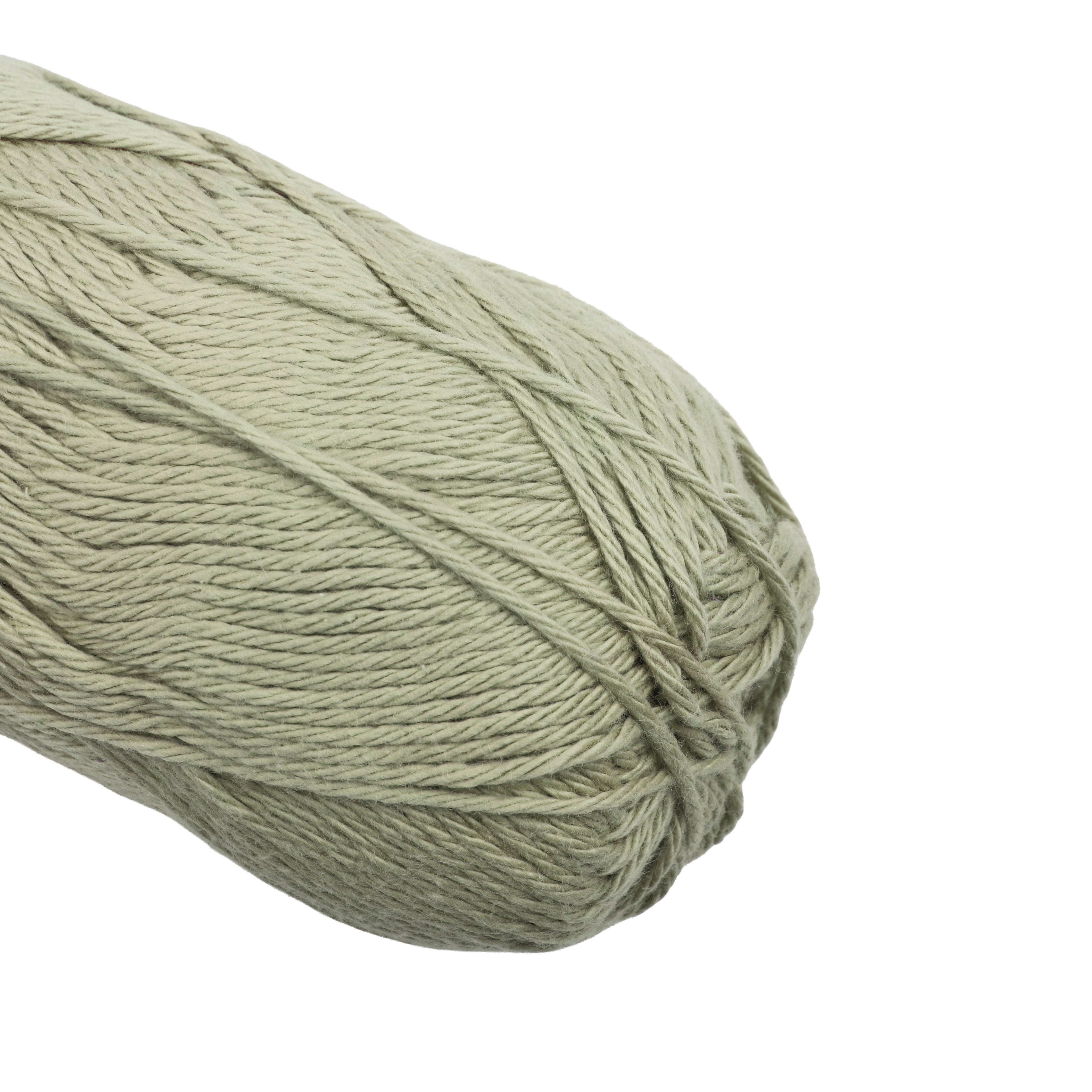 Cotton Comfy Knitting/Crochet Yarn 100% Cotton Greenish Grey 169m 100g