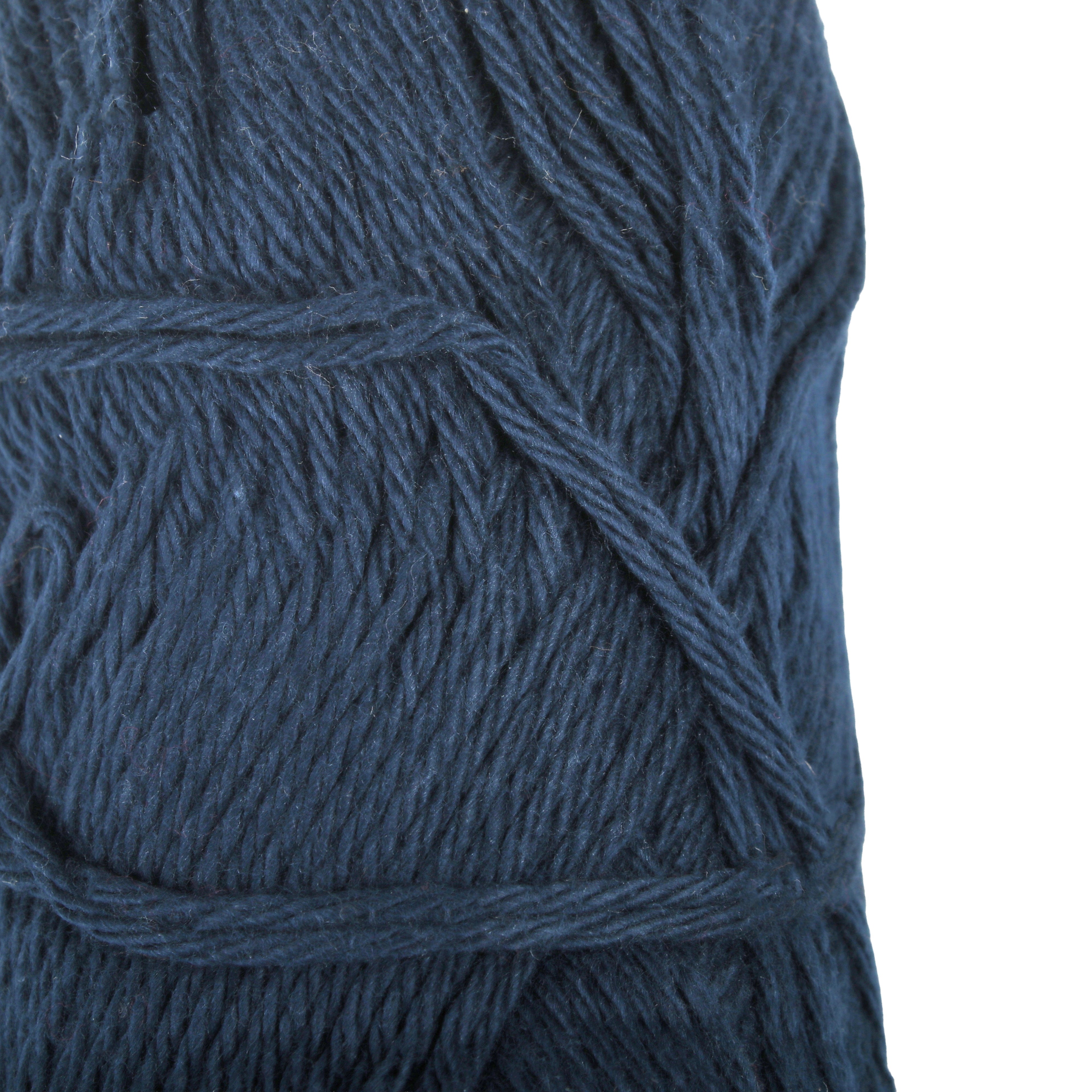 Cotton Comfy Knitting/Crochet Yarn 100% Cotton Midnight Blue 169m 100g