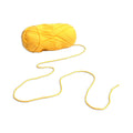 Cotton Comfy Knitting/Crochet Yarn 100% Cotton Bright Yellow 169m 100g