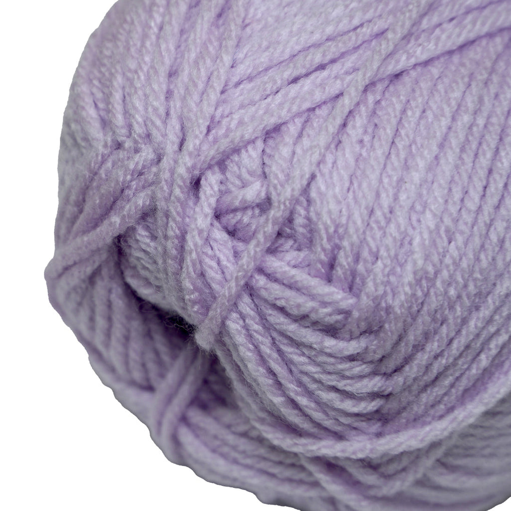Velvet Touch Knitting/Crochet Yarn 100% Acrylic Lilac 200m 100g