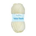 Velvet Touch Knitting/Crochet Yarn 100% Acrylic White 200m 100g