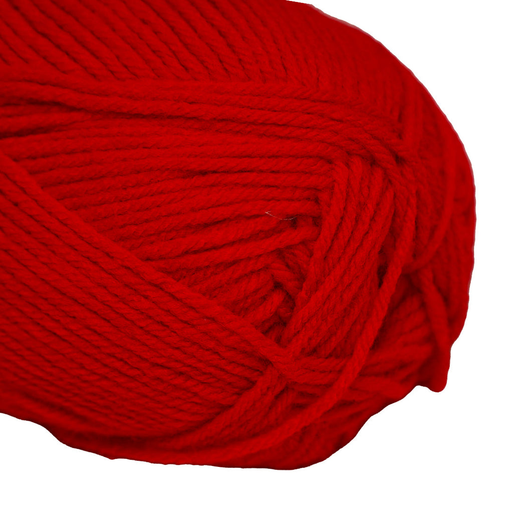 Velvet Touch Knitting/Crochet Yarn 100% Acrylic Red 200m 100g