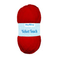 Velvet Touch Knitting/Crochet Yarn 100% Acrylic Red 200m 100g