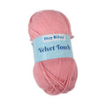Velvet Touch Knitting/Crochet Yarn 100% Acrylic Peach Pink 200m 100g