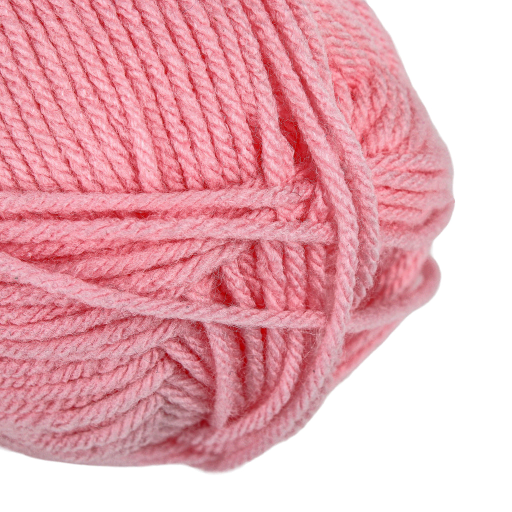 Velvet Touch Knitting/Crochet Yarn 100% Acrylic Peach Pink 200m 100g