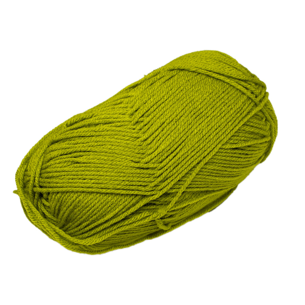 Velvet Touch Knitting/Crochet Yarn 100% Acrylic Celery 200m 100g