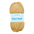 Velvet Touch Knitting/Crochet Yarn 100% Acrylic Light Beige 200m 100g