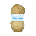 Velvet Touch Knitting/Crochet Yarn 100% Acrylic Wheat 200m 100g