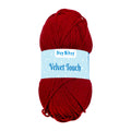 Velvet Touch Knitting/Crochet Yarn 100% Acrylic Burnt Red 200m 100g