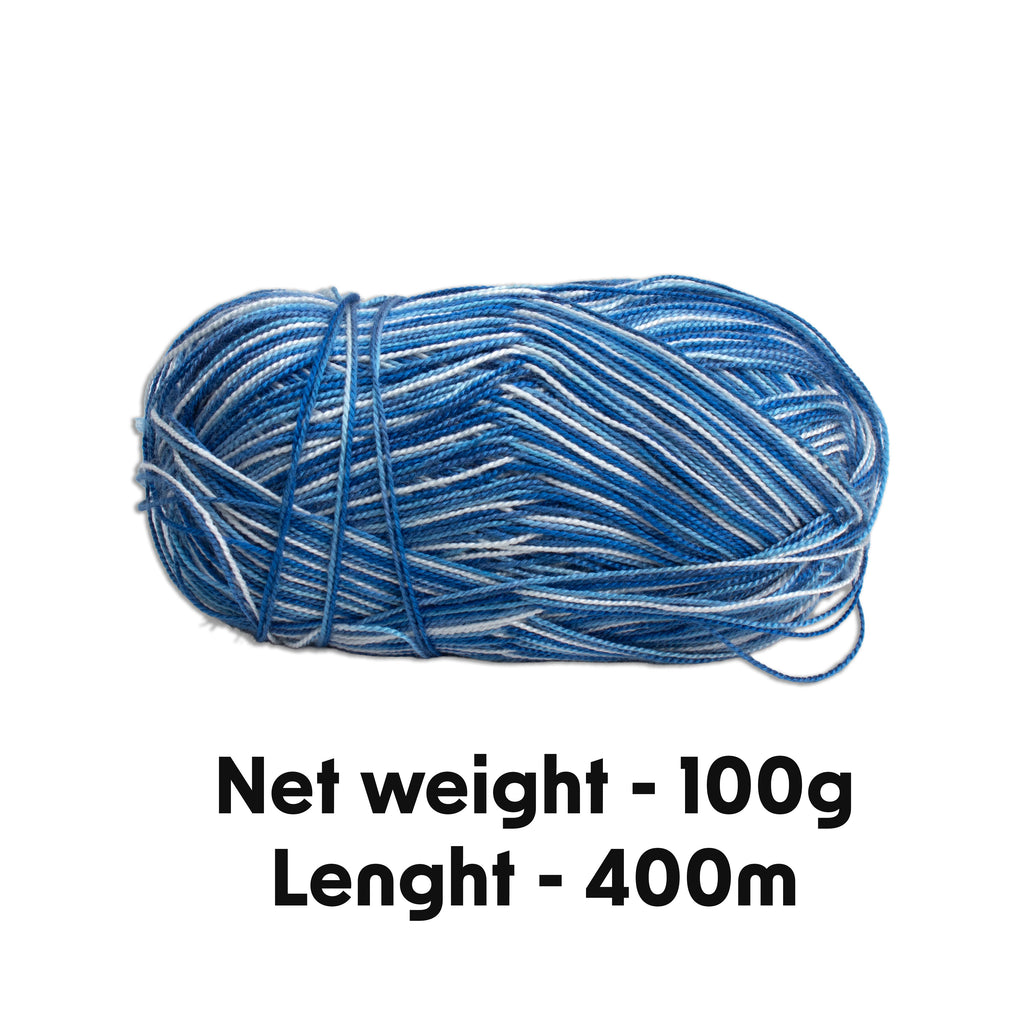 Crochet Magic Knitting/Crochet Multi Yarn 100% Acrylic Blue Tornado 400m 100g