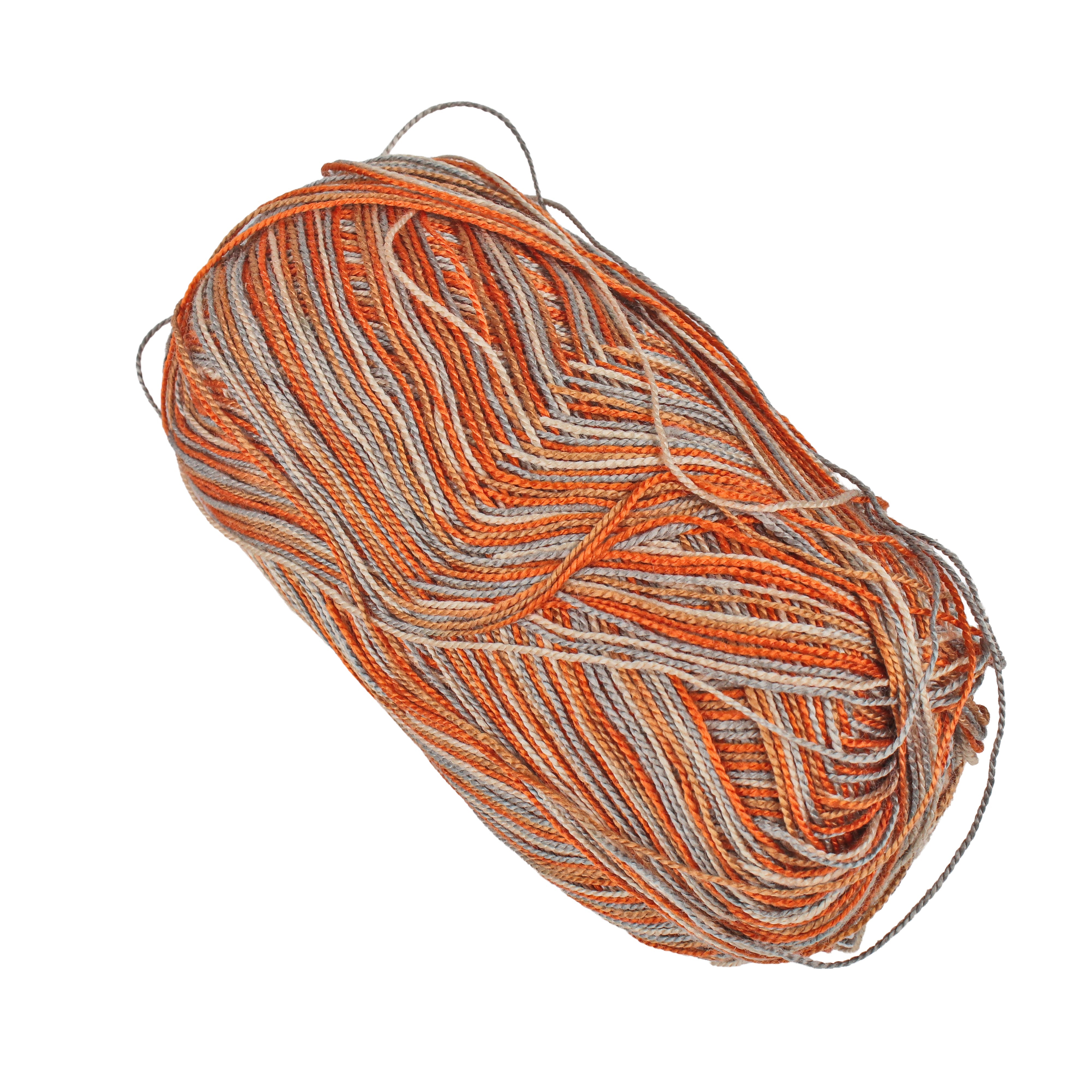 Crochet Magic Knitting/Crochet Multi Yarn 100% Acrylic Orange Granite 400m 100g