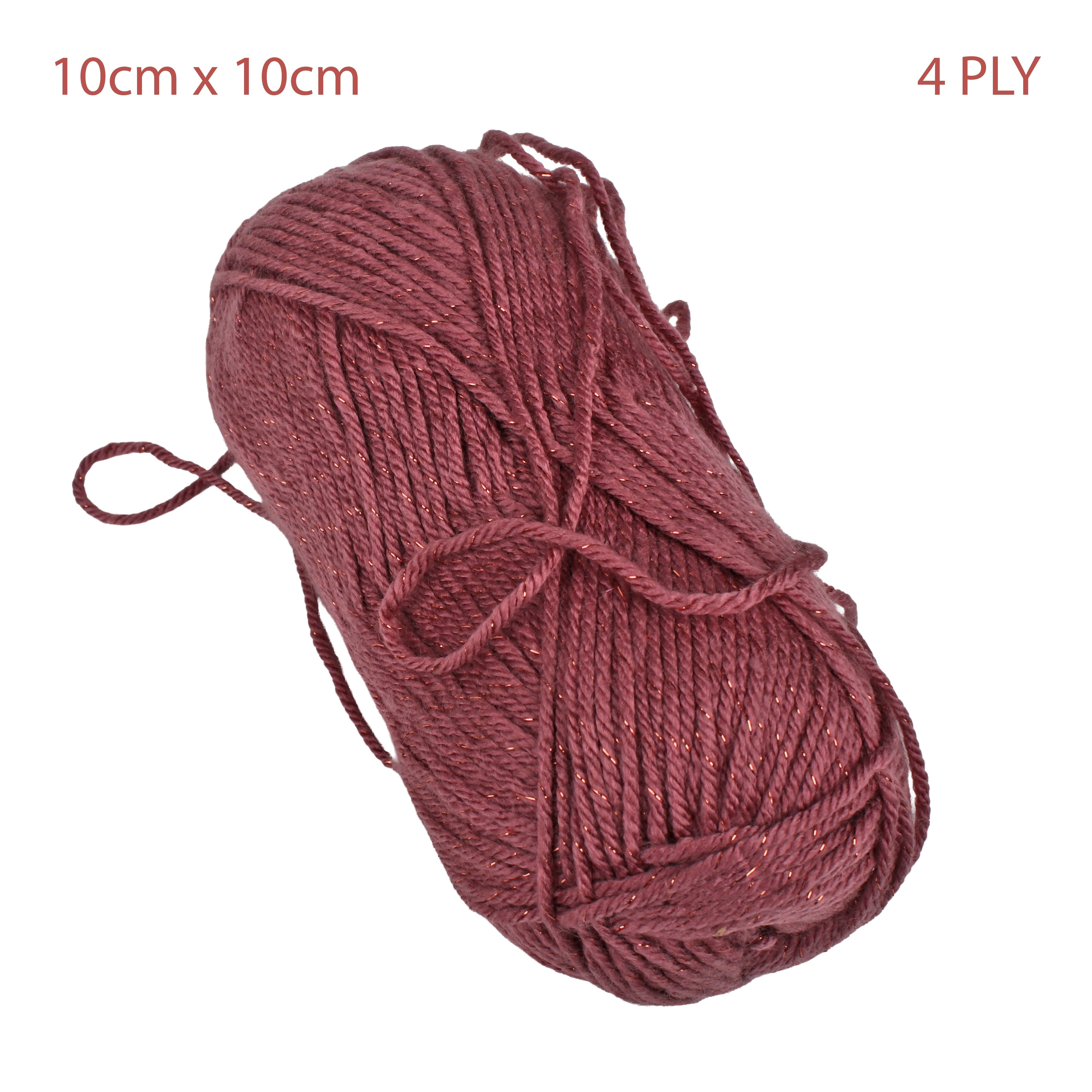 Soft Twinkle Knitting/Crochet Yarn 99% Anti Pill Acrylic Dusky Pink 170m 100g