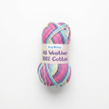 All Weather 100% Cotton Knitting/Crochet Yarn Rosy Sky 210m 100g