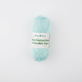 Pure Cotton Knitting/Crochet Yarn 100% Cotton Pale Turquoise 130m 50g
