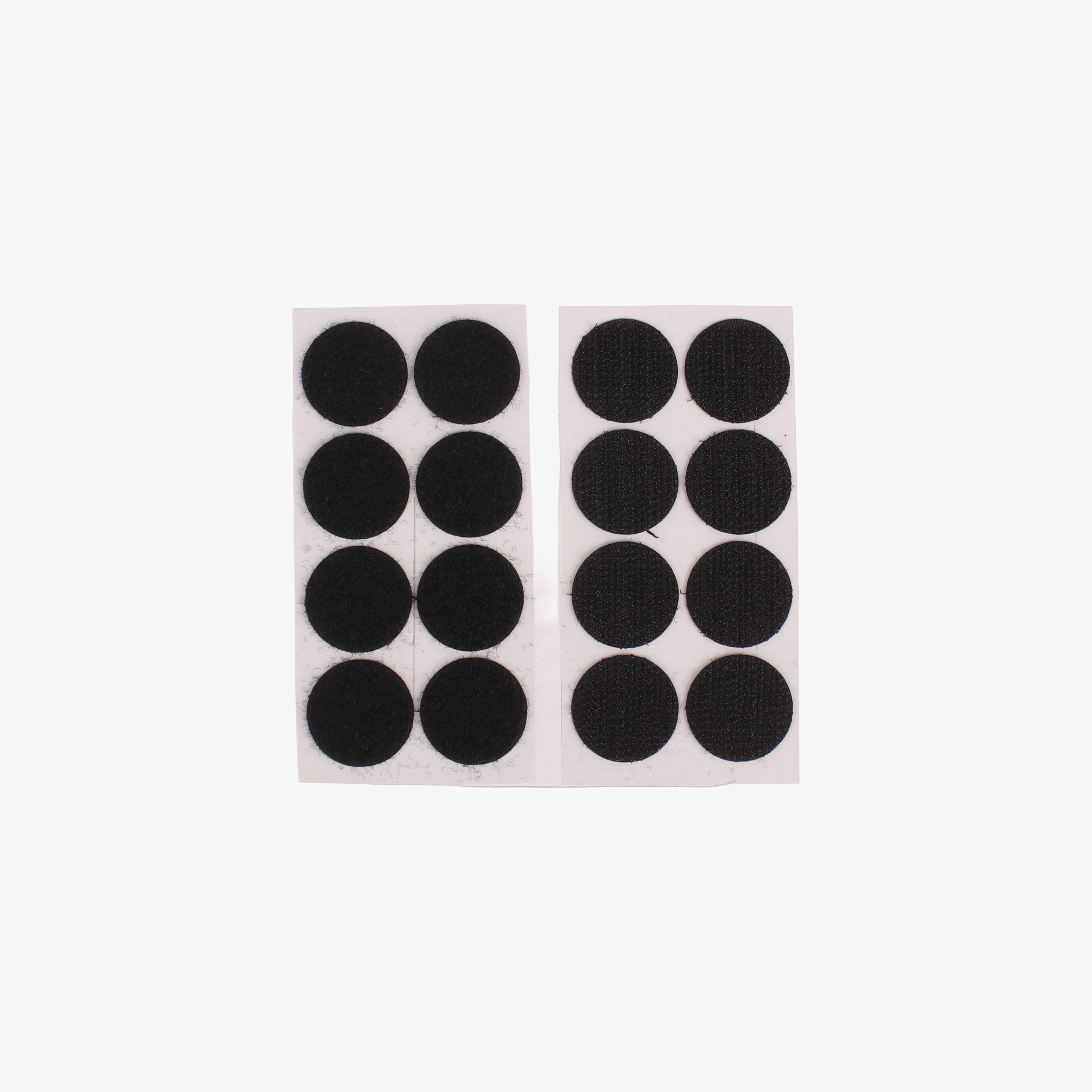 Velcro Dot Self Adhesive Black 2.5cm 8 Set Blister