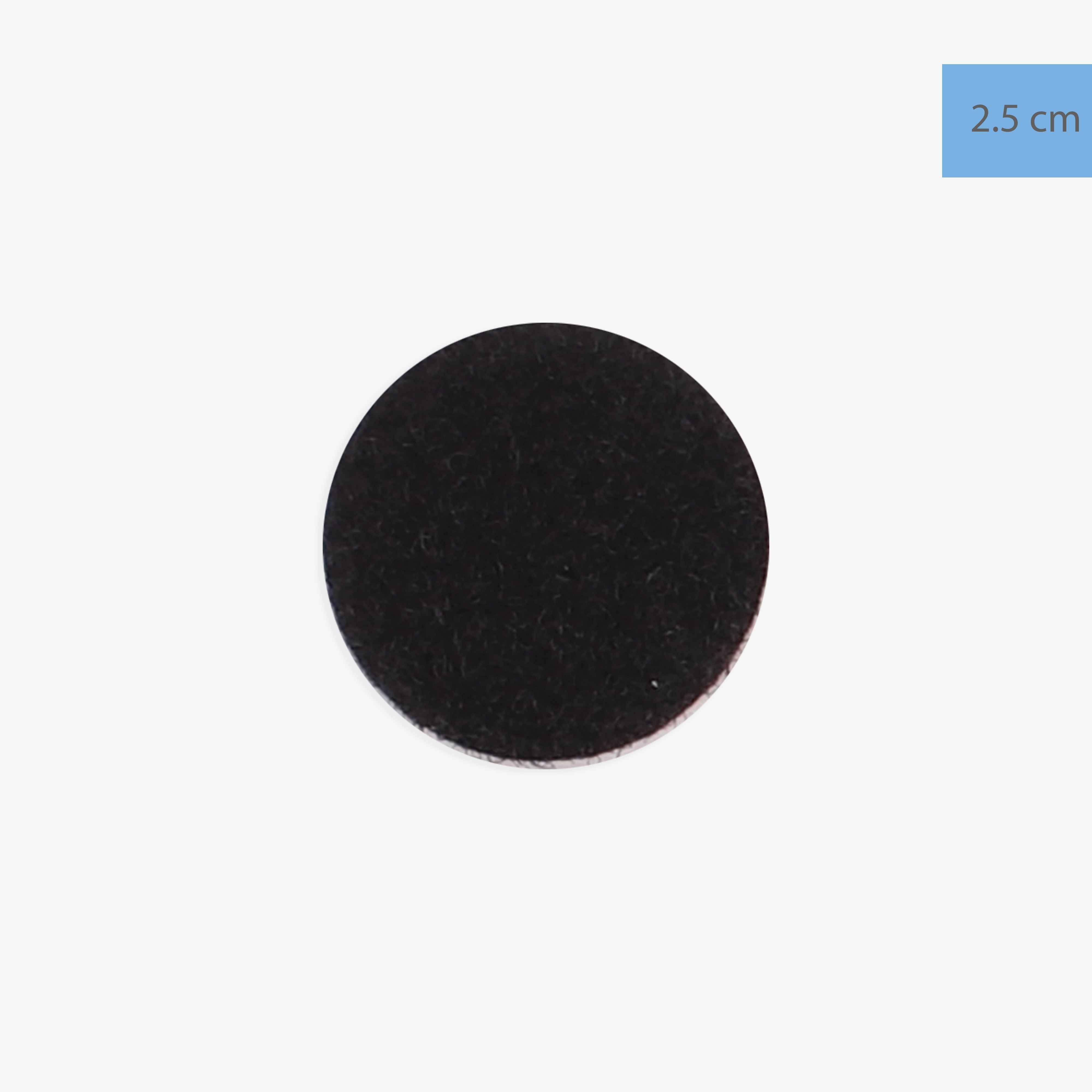 Velcro Dot Self Adhesive Black 2.5cm 8 Set Blister