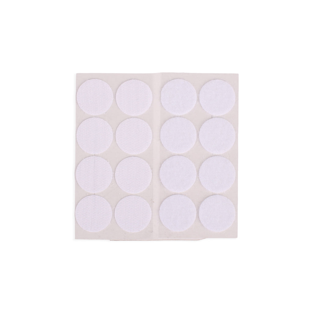 Velcro Dot Self Adhesive White 2.5cm 8 set Blister