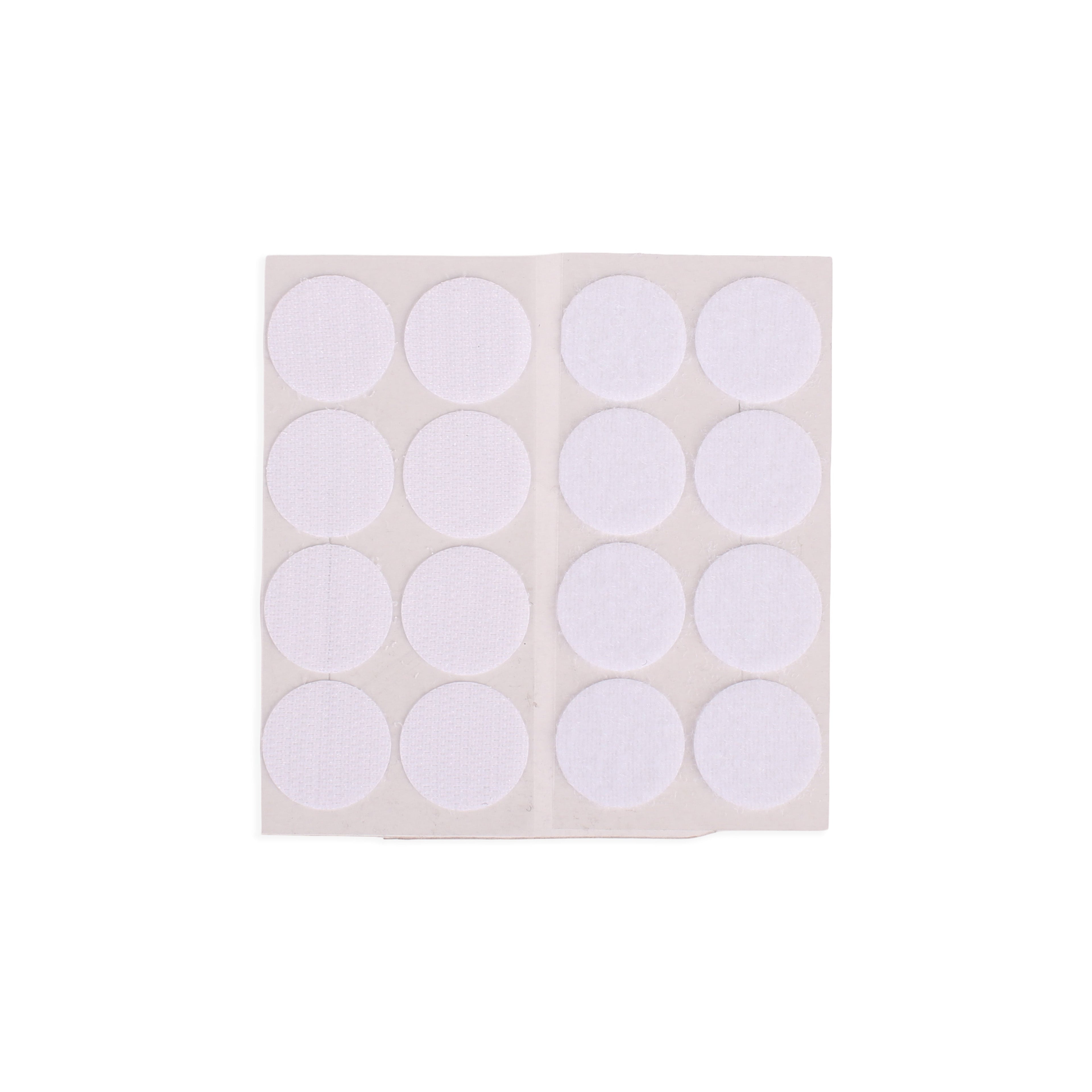 Velcro Dot Self Adhesive White 2.5cm 8 set Blister