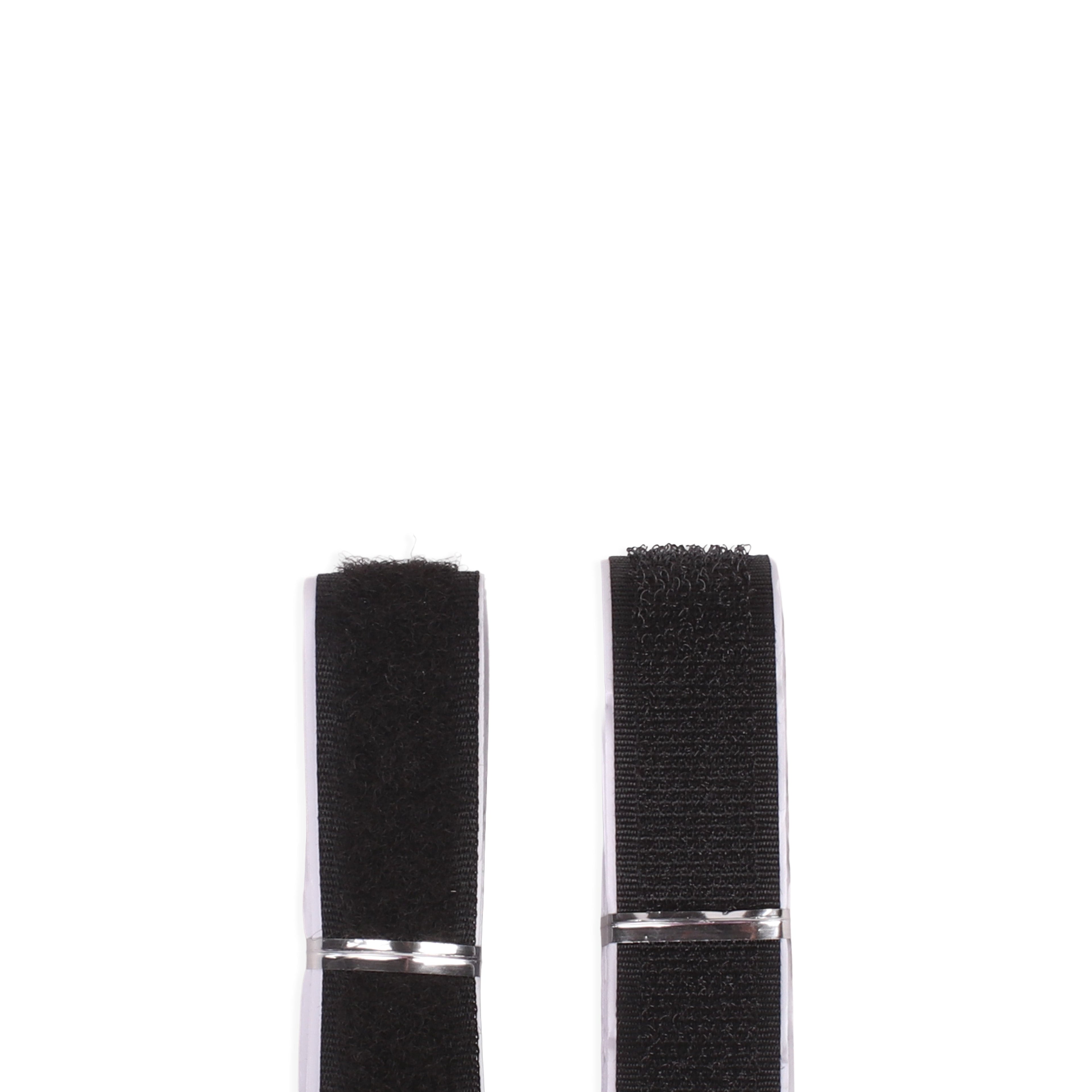 Velcro Adhesive Black 2 X 70cm Blister