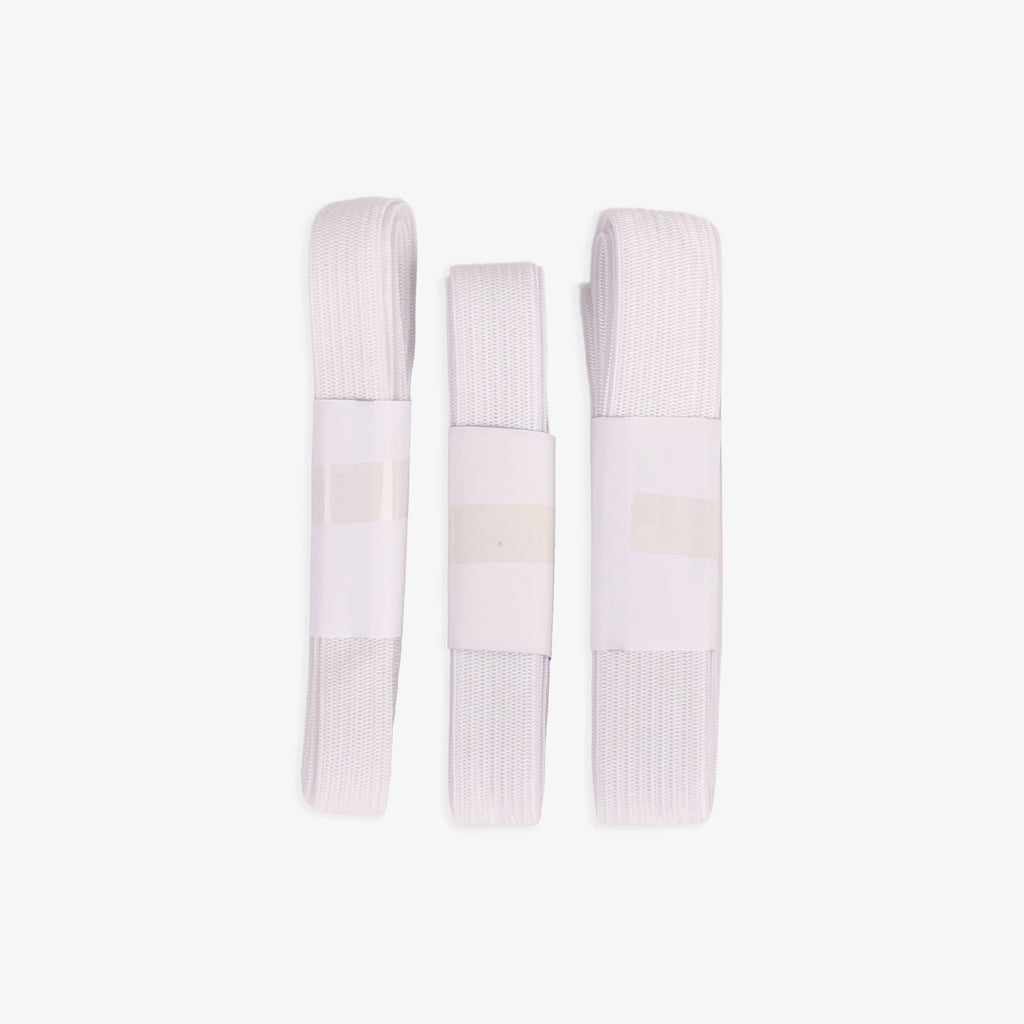 Woven Elastic Band White 1.2cm X 1m, 1.5cm X 1m, 2cm X 1m 3pc Blister
