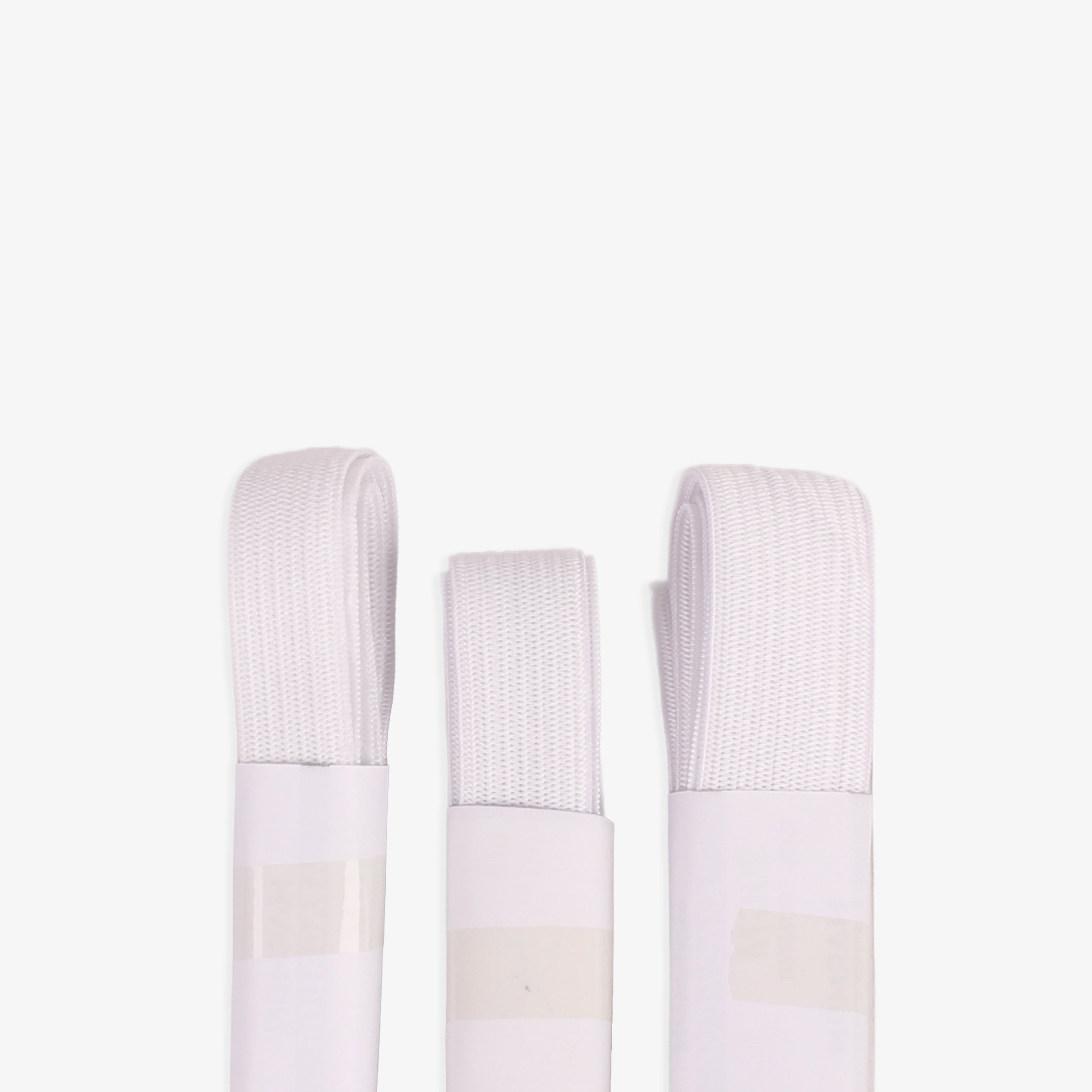 Woven Elastic Band White 1.2cm X 1m, 1.5cm X 1m, 2cm X 1m 3pc Blister