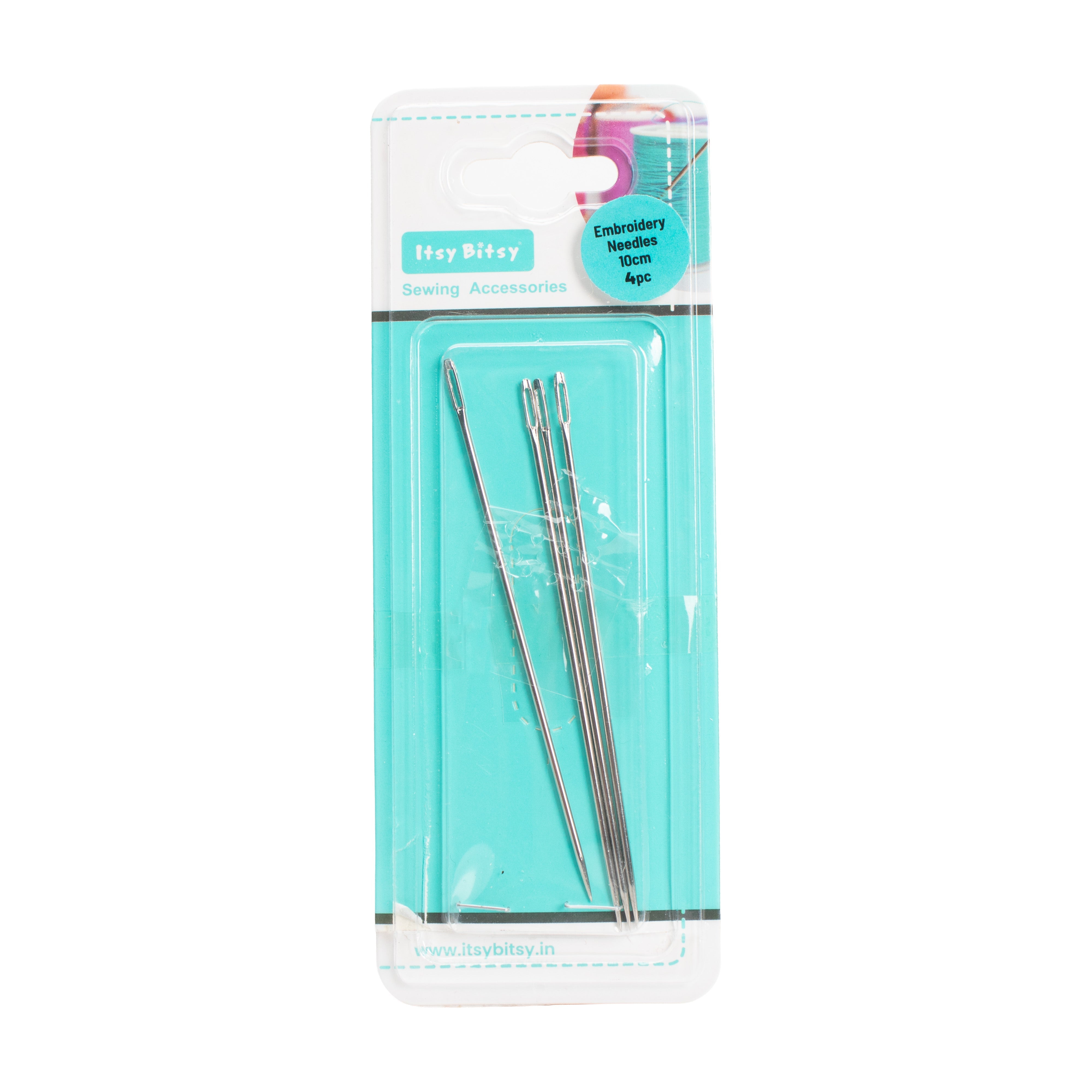 Sewing Needle Kit 10cm 4pc Blister