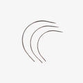 Curved Piercing Needle 3, 3.5 & 4inch 3pc Blister