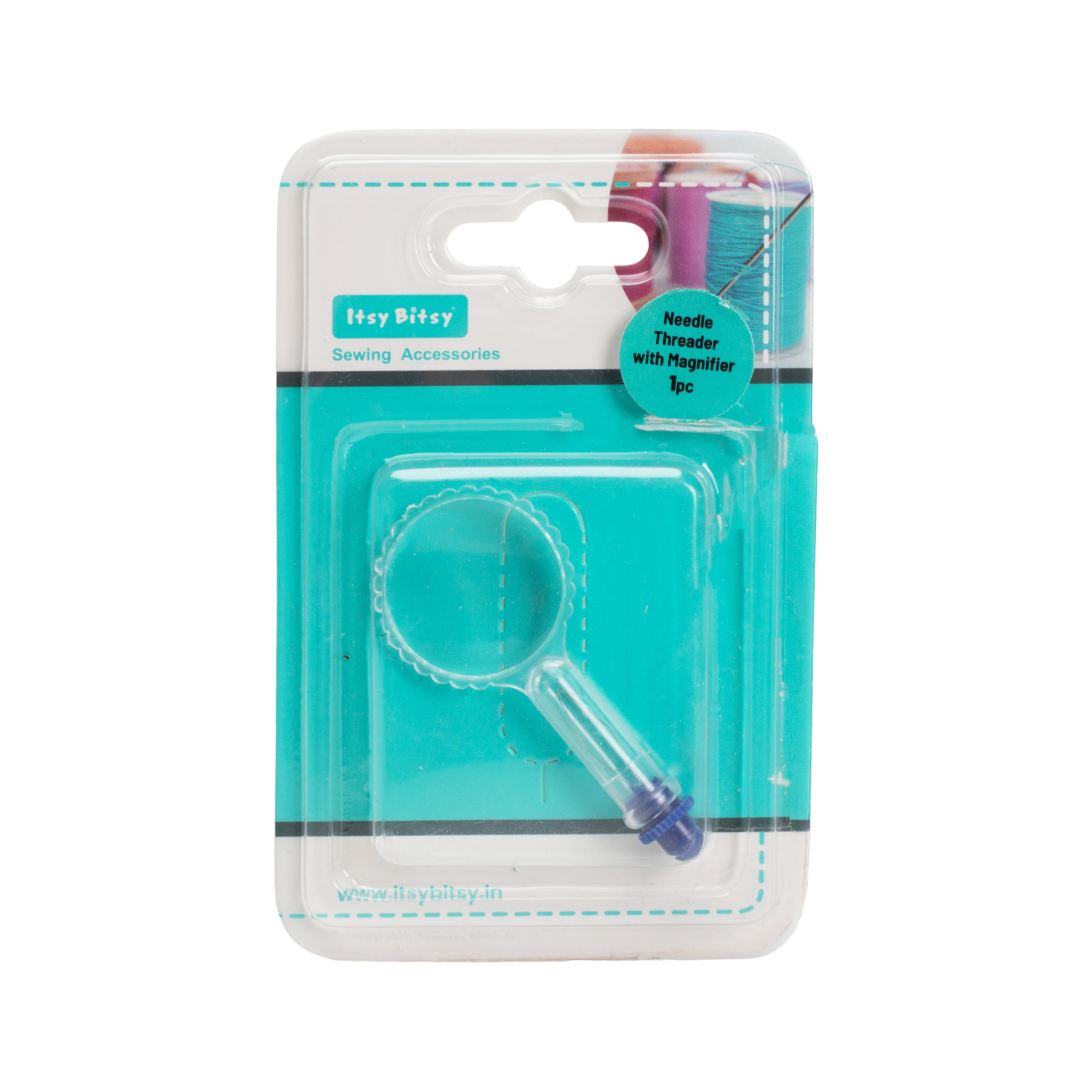 Needle Threader with Magnifier 1pc Blister