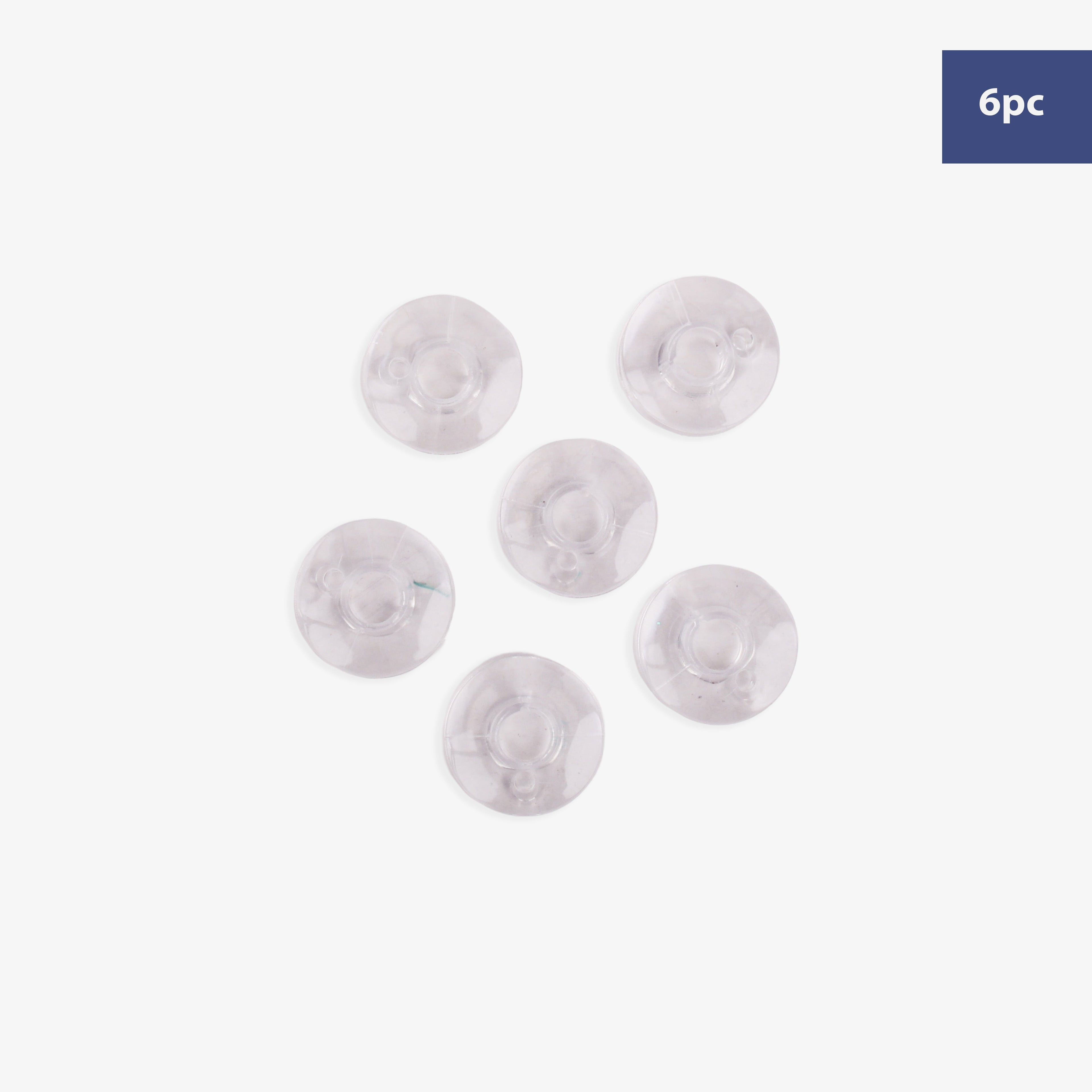 Plastic Bobbin 6pc Blister