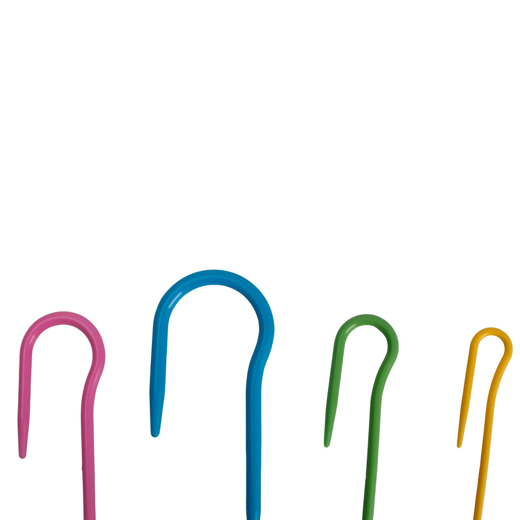 U Shape Cable Stitch Curved Knitting Holders All Purpose Pack of 4pc Blister