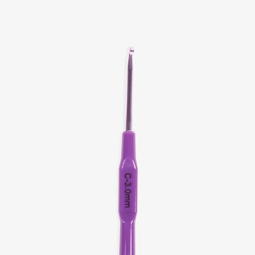 Crochet Hook Soft Grip Holder 3mm Single 1pc Blister