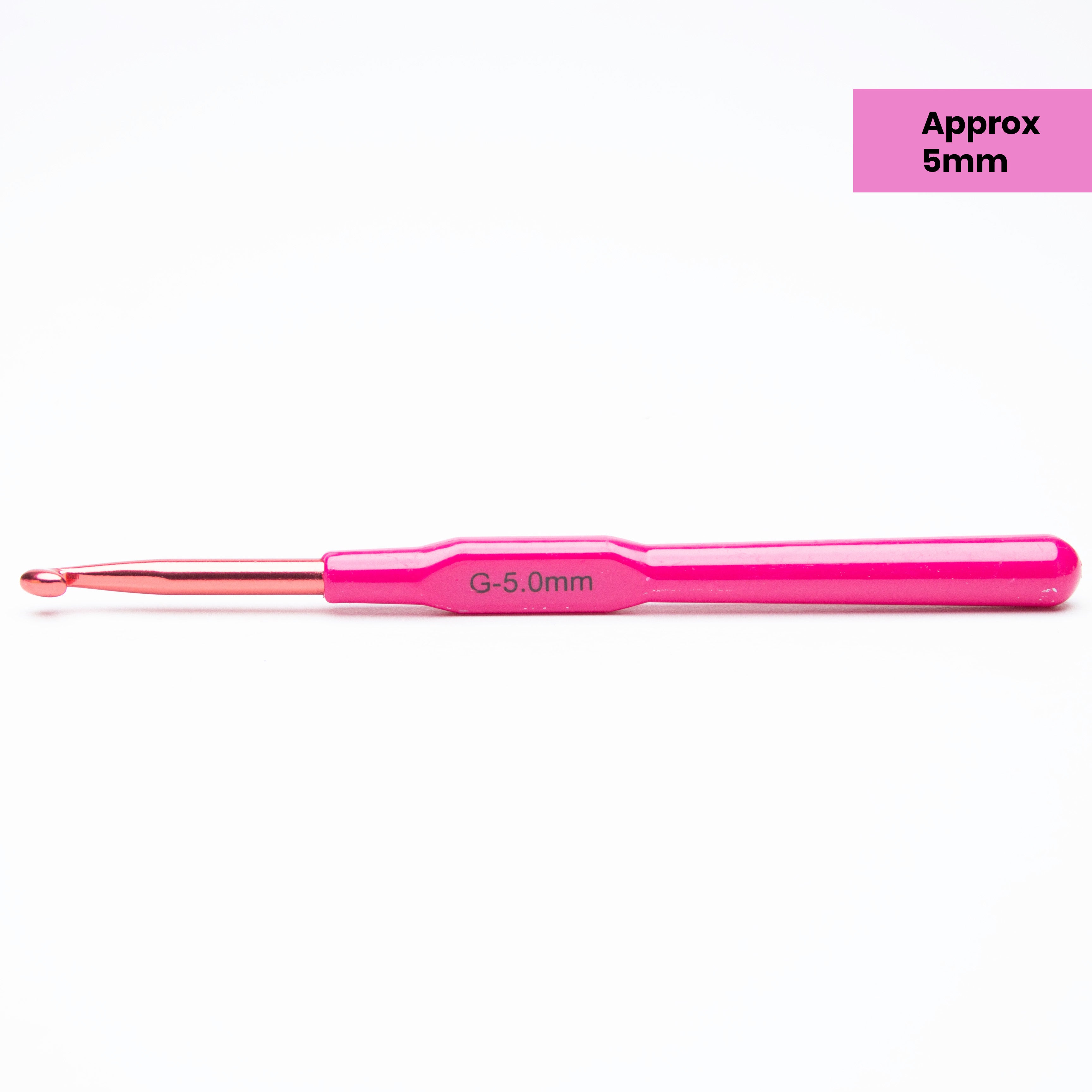 Crochet Hook Soft Grip Holder 5mm 1pc Blister