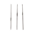 Crochet Hook Steel 1.75, 2, 2.5mm Silver 3pc Blister