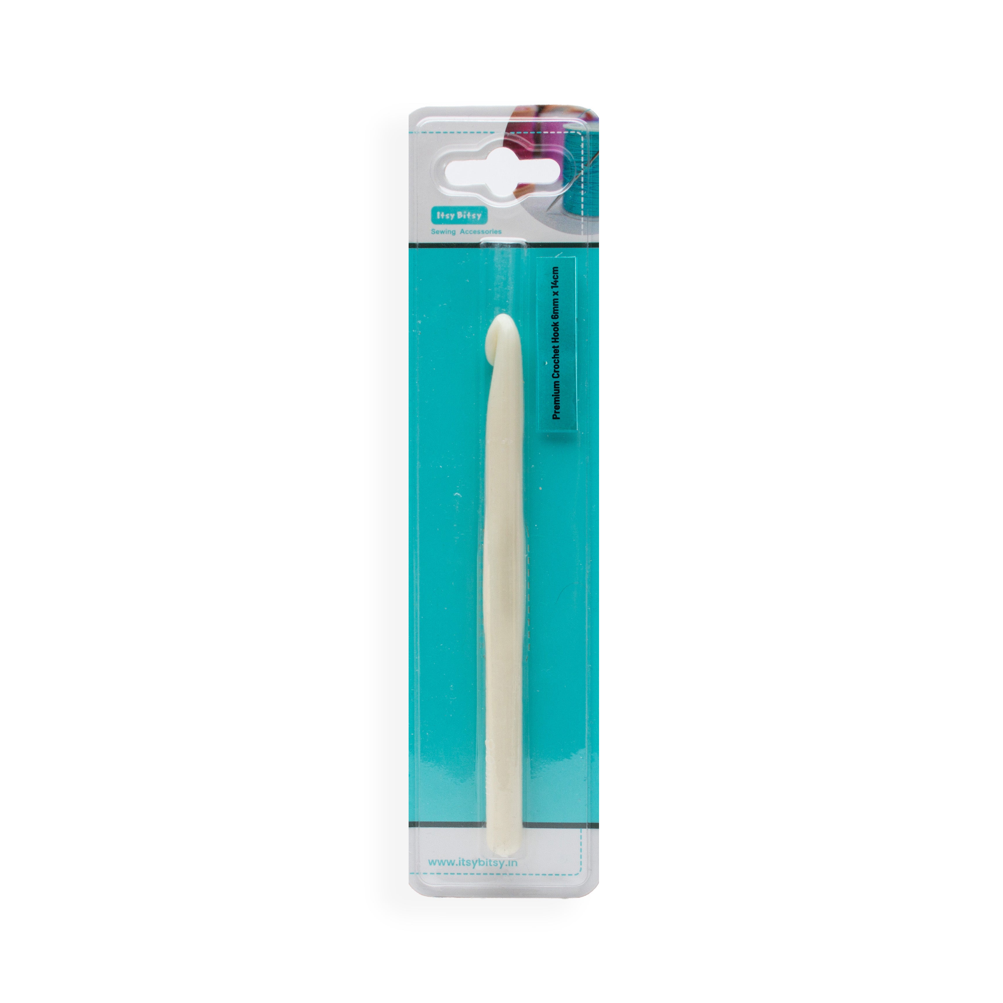 Premium Crochet Hook 6mm X 14cm 1pc Blister