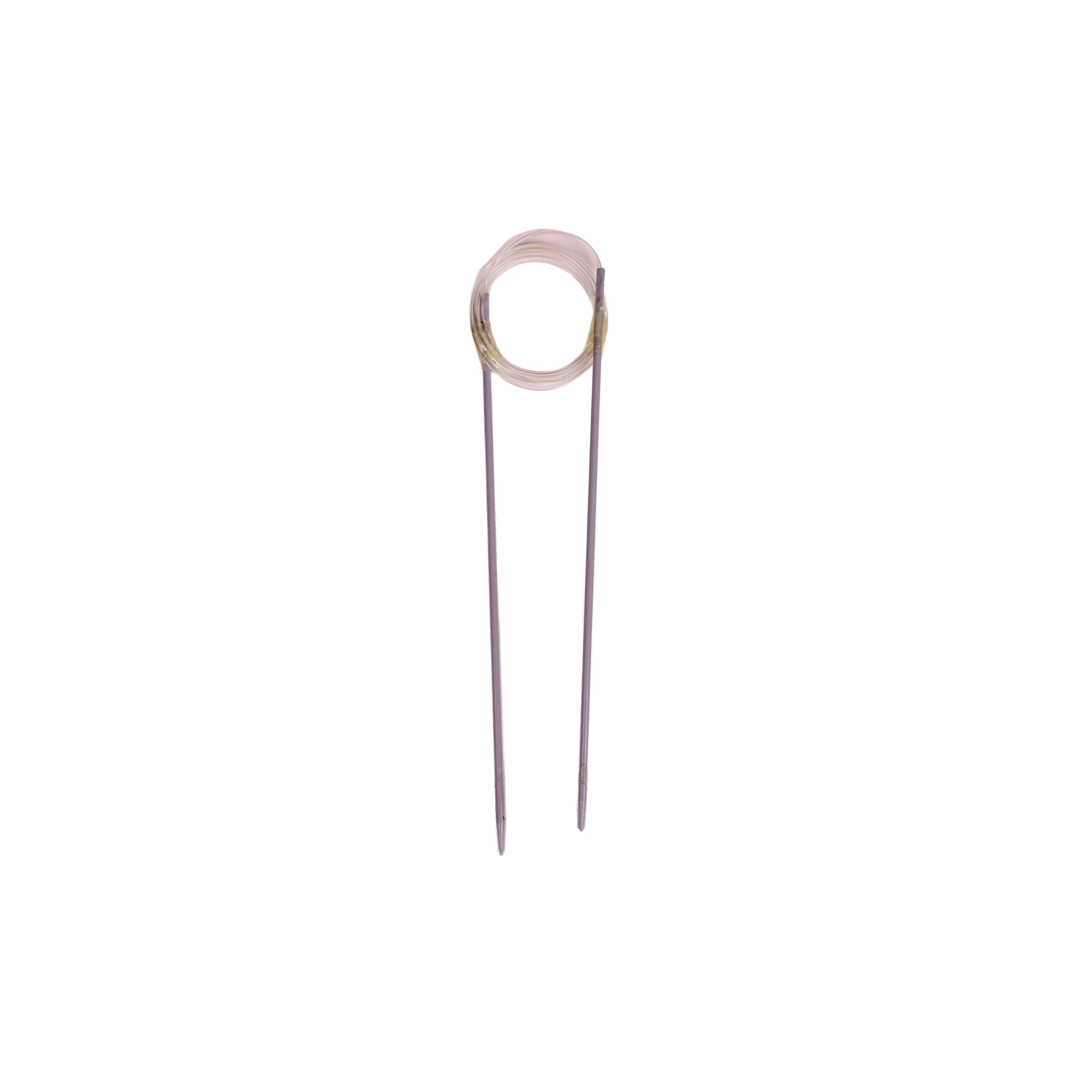 Circular Knitting Needles with Soft Cable Aluminium 2mm X 80cm 2pc Blister