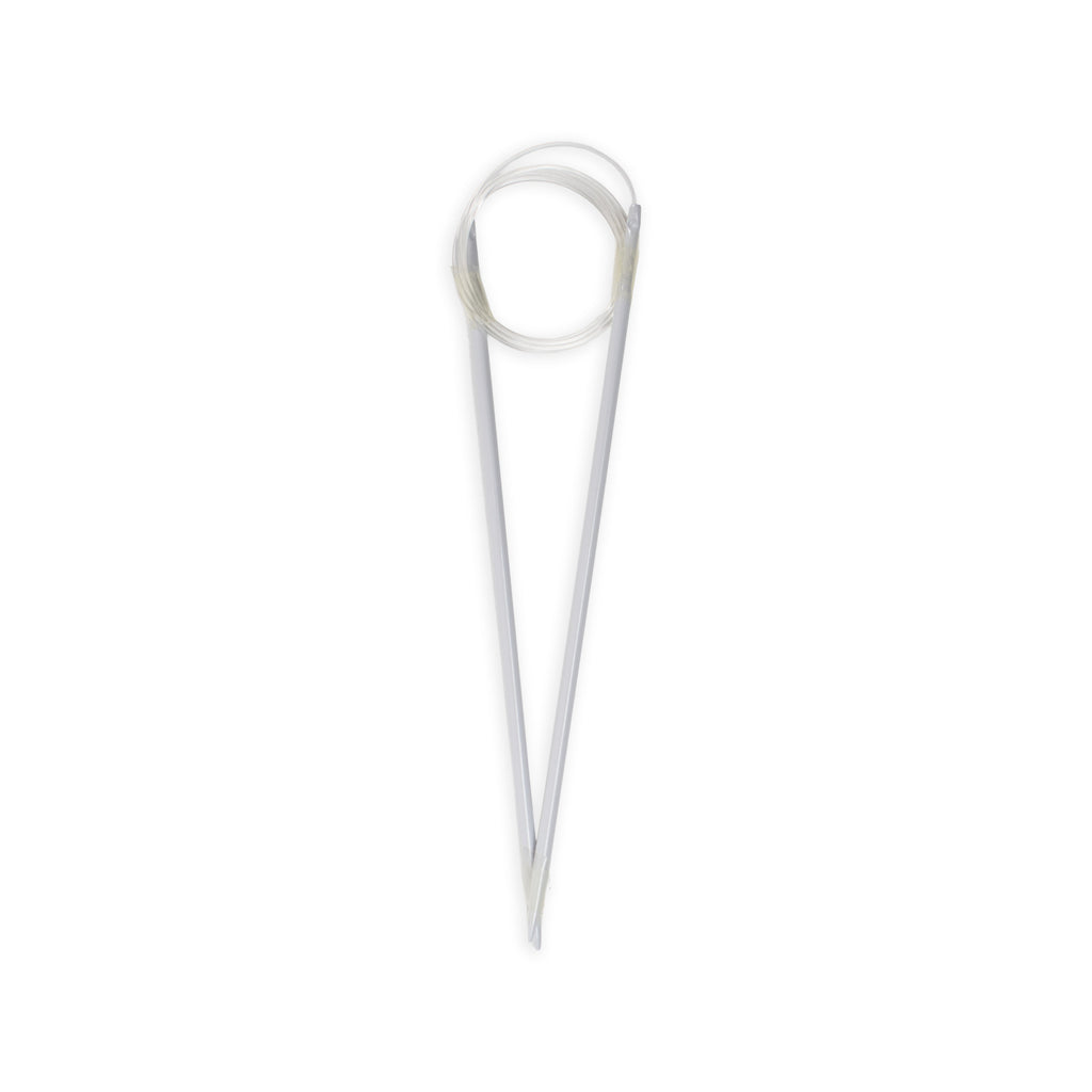 Circular Knitting Needles with Soft Cable Aluminium 4mm X 80cm 2pc Blister
