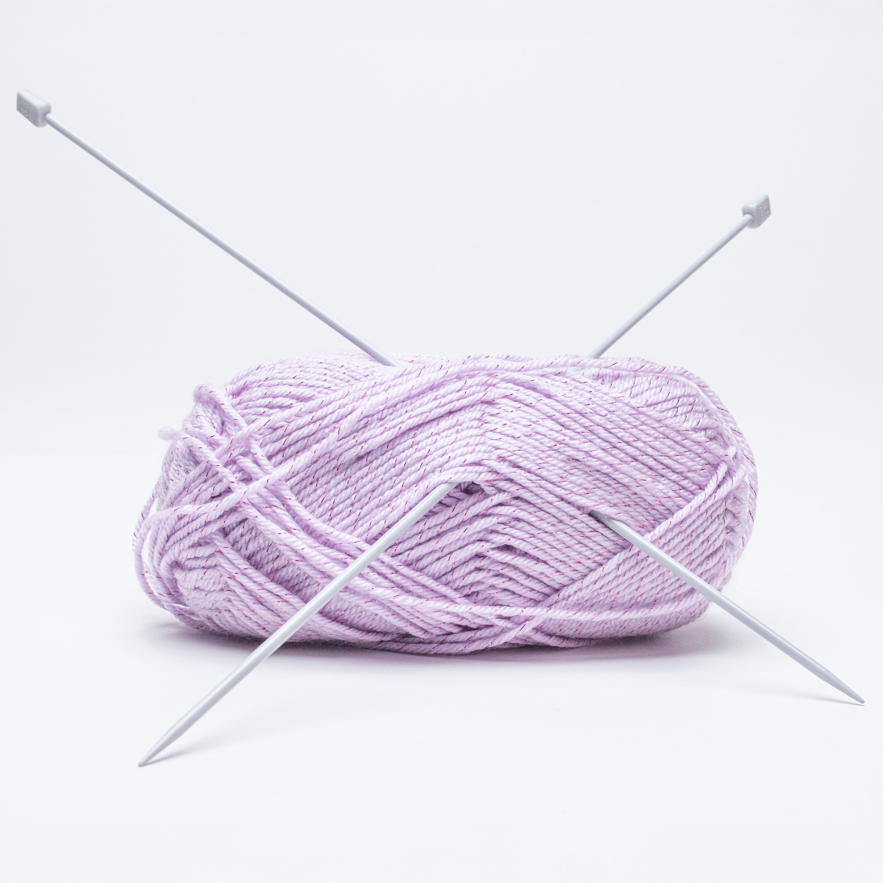 Single Pointed Aluminium Knitting Needle 3.5mm X 35cm 2pc Blister