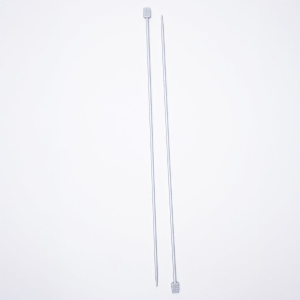 Single Pointed Aluminium Knitting Needle 3.5mm X 35cm 2pc Blister