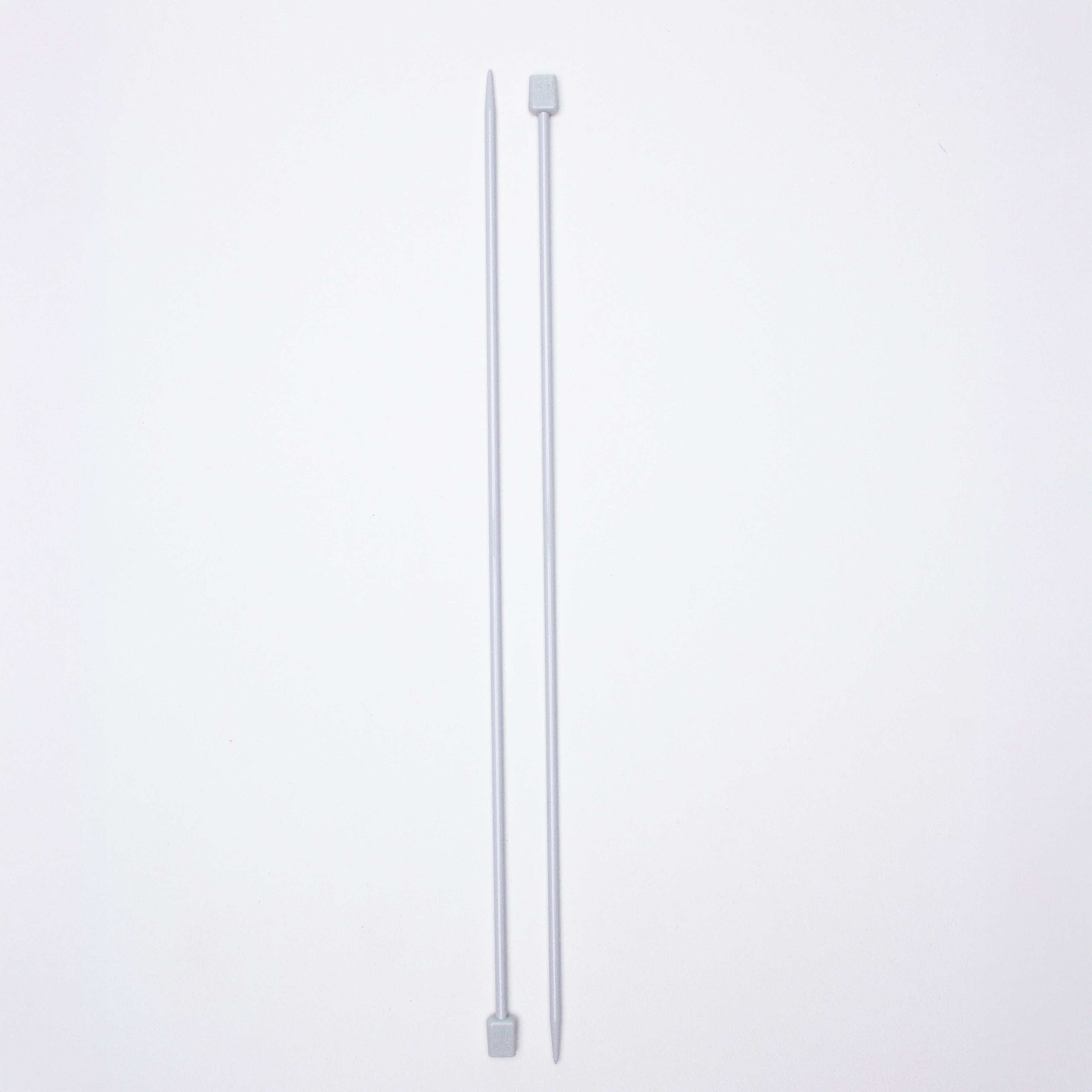 Single Pointed Aluminium Knitting Needle 4mm X 35cm 2pc Blister