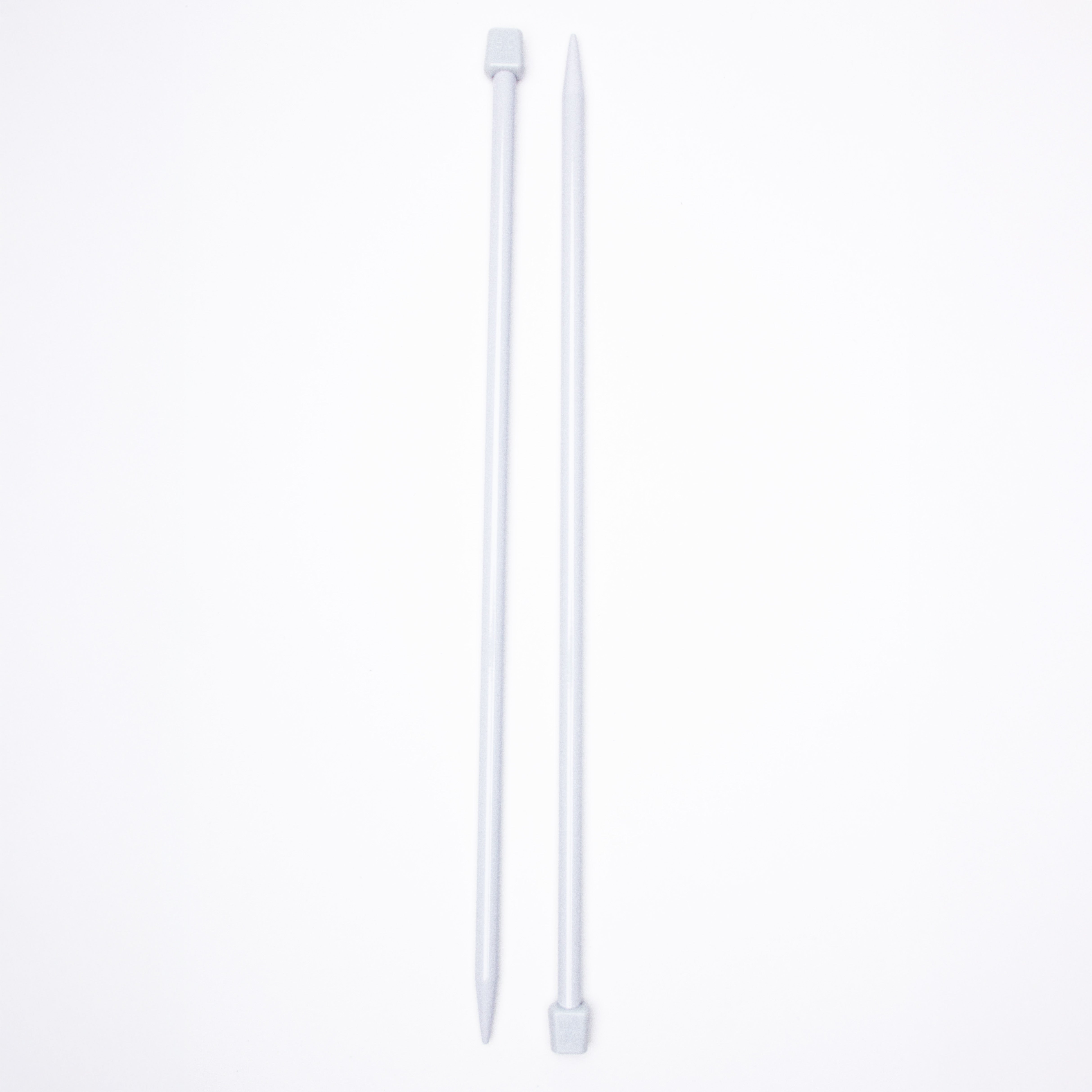 Single Pointed Aluminium Knitting Needle 5mm X 35cm 2pc Blister