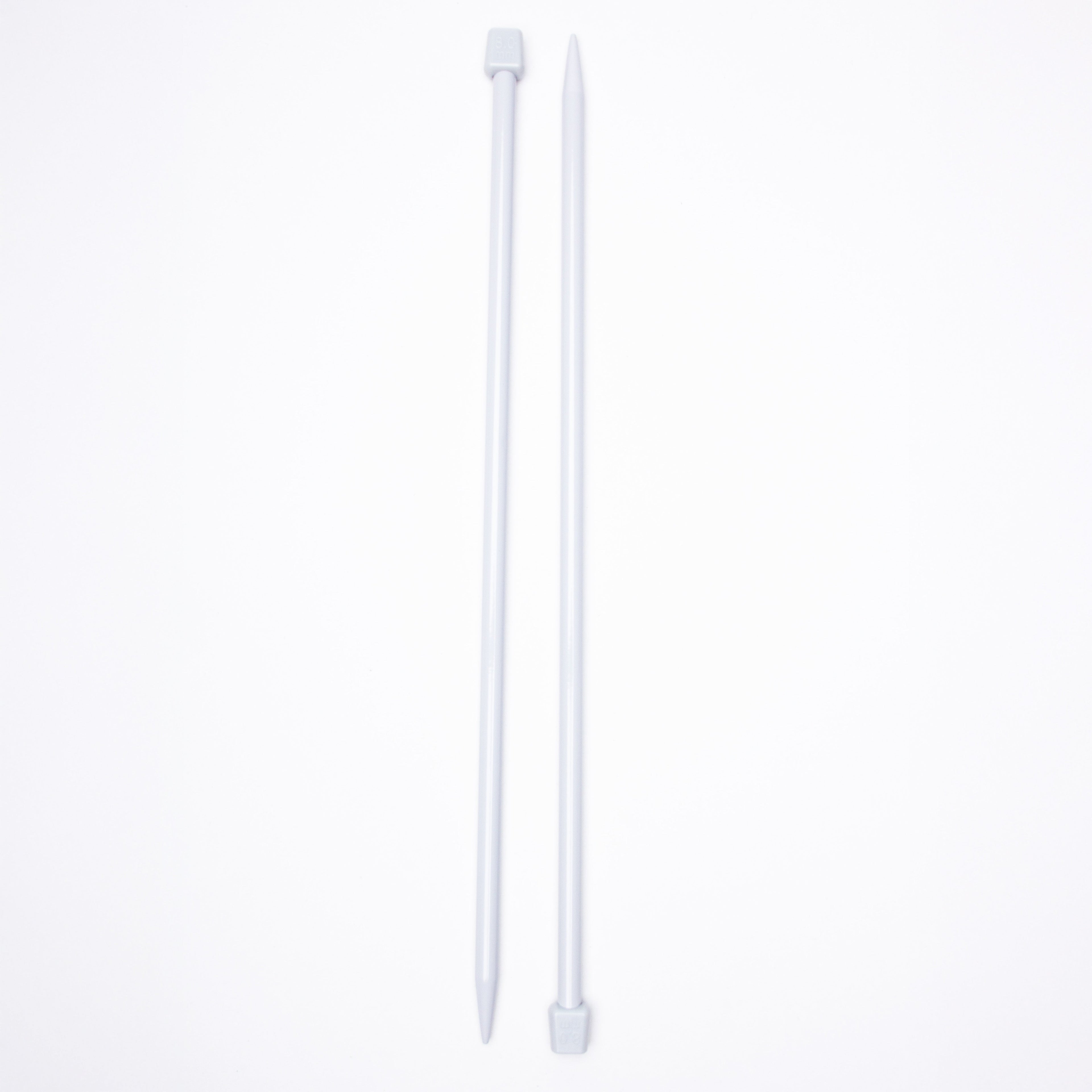 Single Pointed Aluminium Knitting Needle 5mm X 35cm 2pc Blister