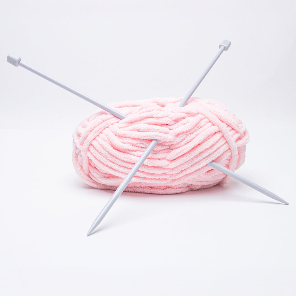 Single Pointed Aluminium Knitting Needle 6mm X 35cm 2pc Blister