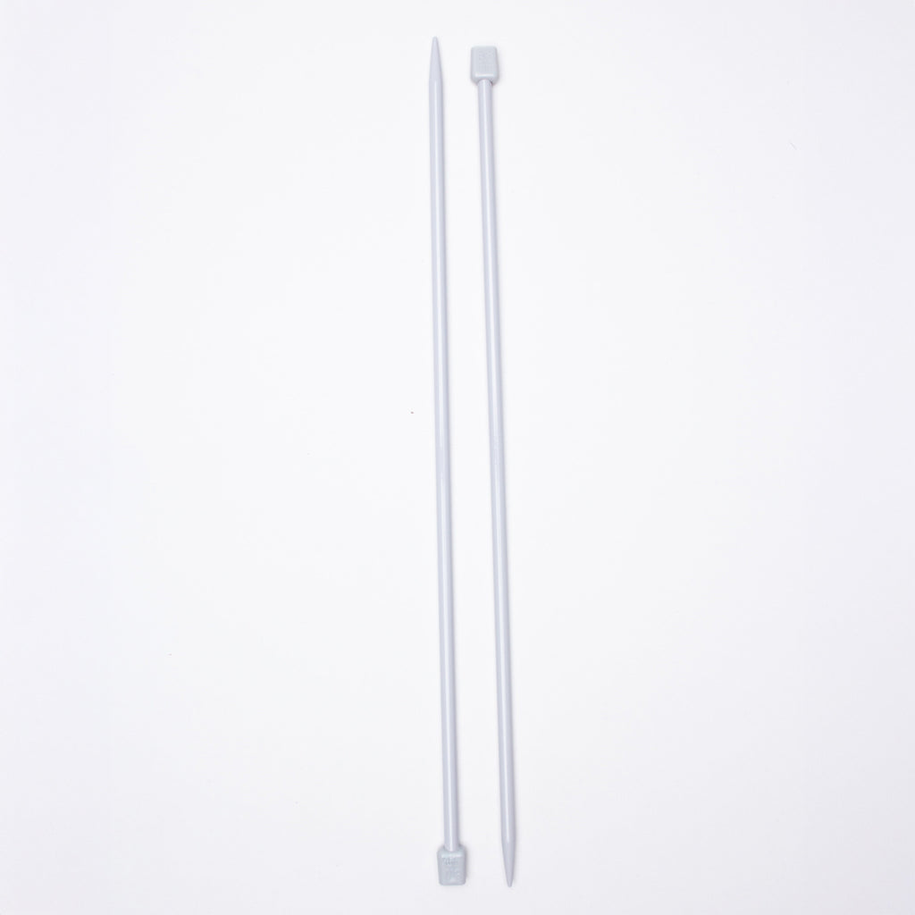 Single Pointed Aluminium Knitting Needle 6mm X 35cm 2pc Blister